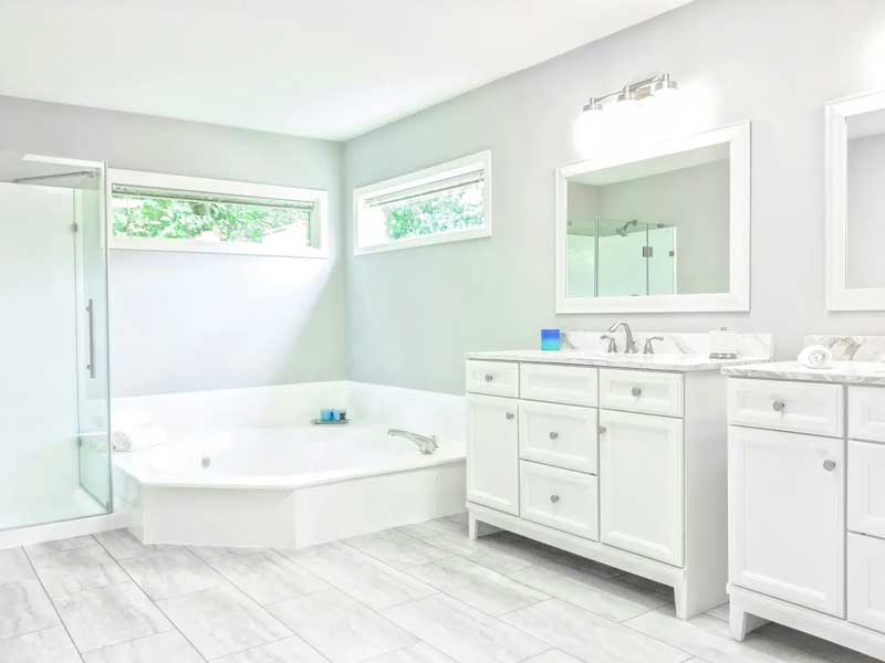 Luxurious Flooring for The Kitchen and Bathroom