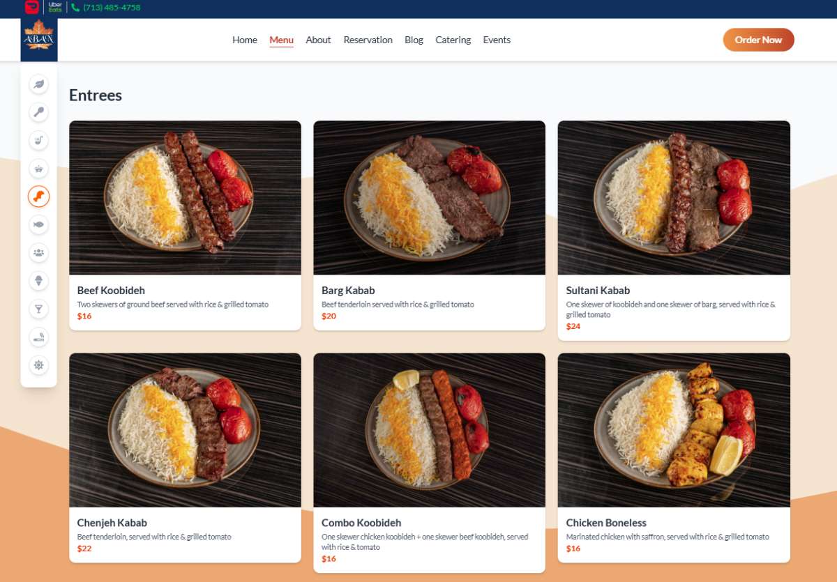 Best Persian Restaurant in Houston What Makes Aban-Restaurant a Top Choice