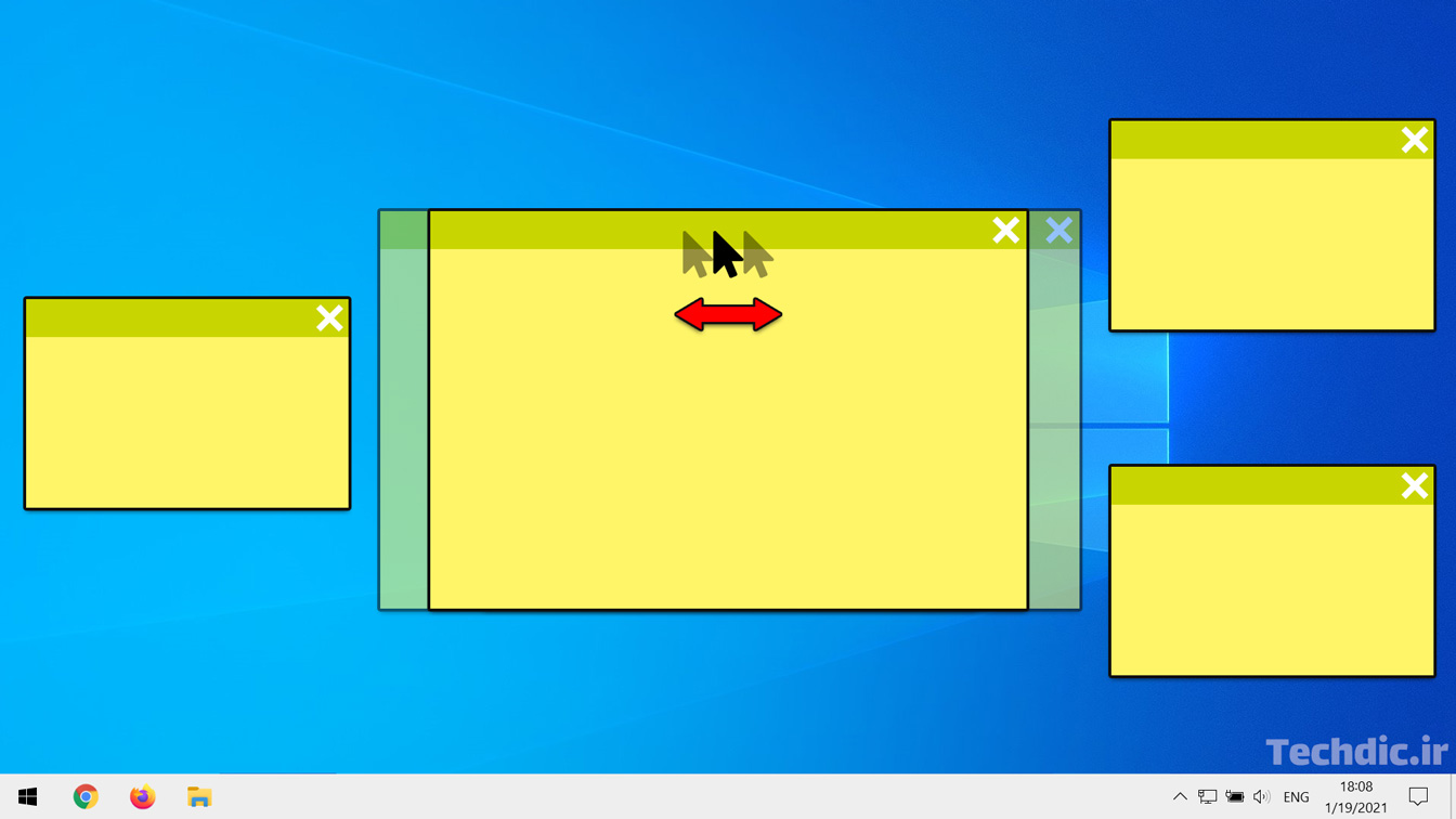 پنجره تکانی! یک ترفند کاربردی برای مینیمایز کردن همزمان سایر پنجره ها در ویندوز